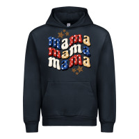 Navy american mama Urban Hoodie - BundleAndBundleShop