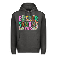 Charcoal Heather Easter Saurus Nurse Easter Day Premium Hoodie - HowdyJamesFarm