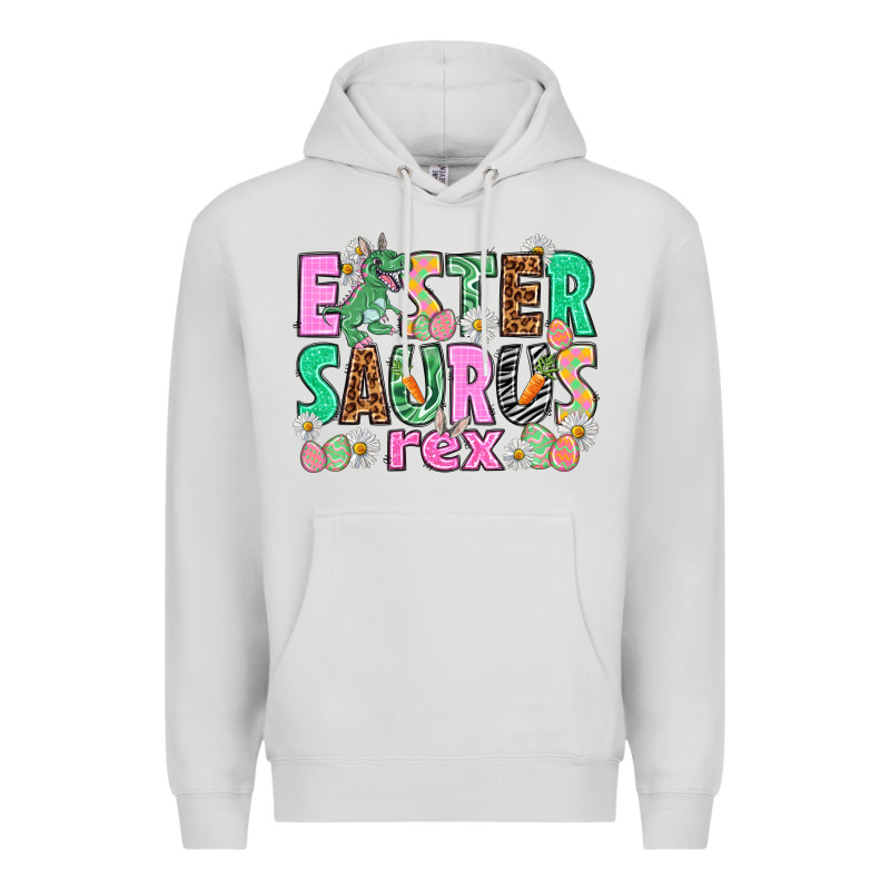 Easter Saurus Nurse Easter Day Premium Hoodie by HowdyJamesFarm | Teevron