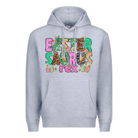 Heather Grey Easter Saurus Nurse Easter Day Premium Hoodie - HowdyJamesFarm