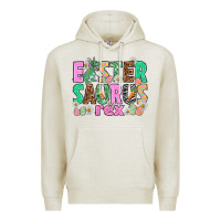 Oatmeal Heather Easter Saurus Nurse Easter Day Premium Hoodie - HowdyJamesFarm