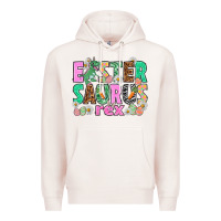 Pale Pink Easter Saurus Nurse Easter Day Premium Hoodie - HowdyJamesFarm