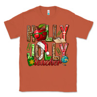 Copper holly jolly teacher Classic Tee - NancyCooperArtShop