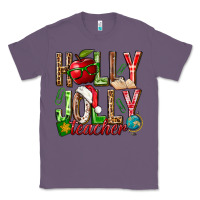 Lavender holly jolly teacher Classic Tee - NancyCooperArtShop