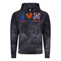 Cloud Black Peace Love America Vintage Hoodie - Jasminsmagicworld