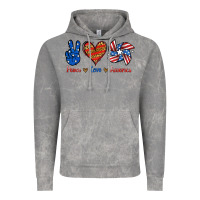 Cloud Rock Peace Love America Vintage Hoodie - Jasminsmagicworld