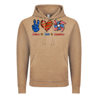 Vintage Coffee Peace Love America Vintage Hoodie - Jasminsmagicworld
