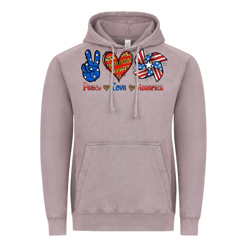 Peace Love America Vintage Hoodie by Jasminsmagicworld | Teevron
