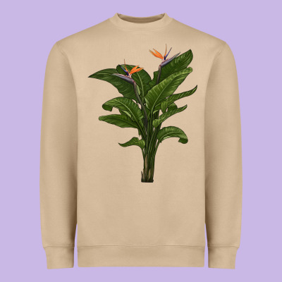 The Bird Of Paradise Heavyweight Sweatshirt Designed By Lillyallendesigns
