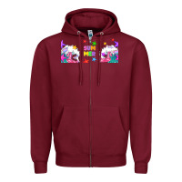 Burgundy summer Zipper Hoodie - TumblerDesignByShophia