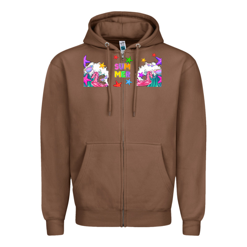 Summer Zipper Hoodie by TumblerDesignByShophia | Teevron