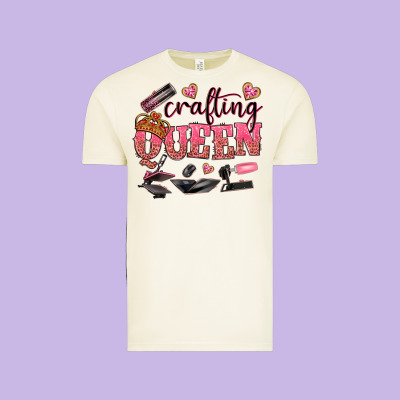 Crafting Queen Vintage Tee Designed By Nancycooperartshop