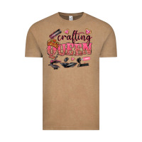 Vintage Coffee crafting queen Vintage Tee - NancyCooperArtShop