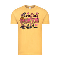 Vintage Mustard crafting queen Vintage Tee - NancyCooperArtShop
