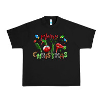 Black merry christmas hair dresser Urban Heavy Tee - MaliasSmallBusiness