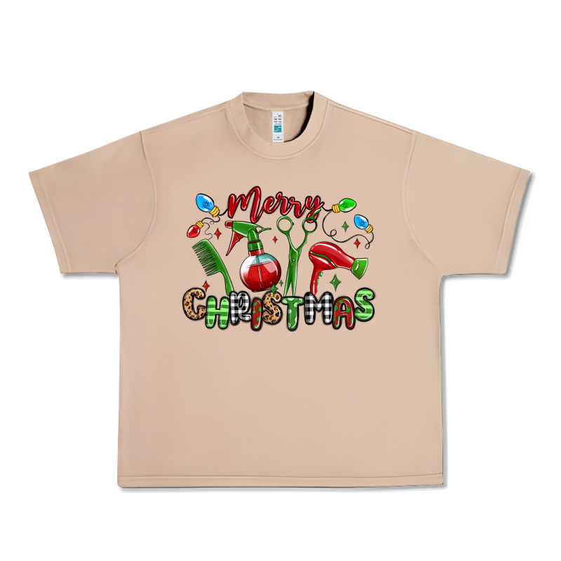 Merry Christmas Hair Dresser Urban Heavy Tee by MaliasSmallBusiness | Teevron
