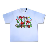 Grape Ice merry christmas hair dresser Urban Heavy Tee - MaliasSmallBusiness