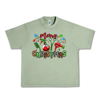 Oil Green merry christmas hair dresser Urban Heavy Tee - MaliasSmallBusiness