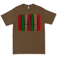 Cacao christmas glitter leopard brushstroke Premium Tee - AdoDesignShop