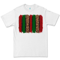 White christmas glitter leopard brushstroke Premium Tee - AdoDesignShop