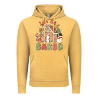 Vintage Mustard let's get baked Vintage Hoodie - MaliasSmallBusiness