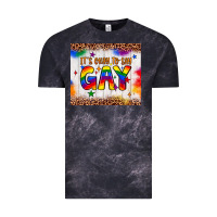 Cloud Black it's okay to say gay tumbler Vintage Tee - JahusDesignShop