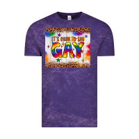 Cloud Purple it's okay to say gay tumbler Vintage Tee - JahusDesignShop