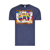 Vintage Denim it's okay to say gay tumbler Vintage Tee - JahusDesignShop