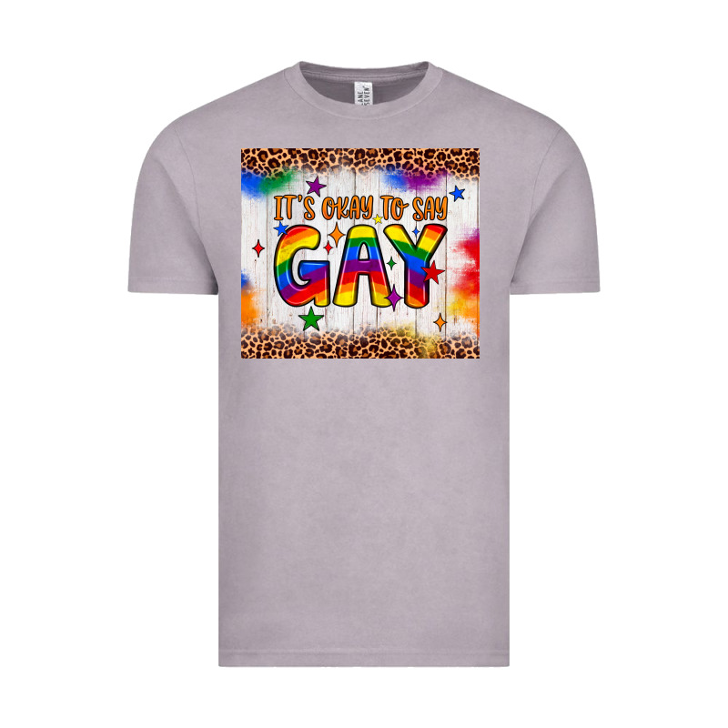 It's Okay To Say Gay Tumbler Vintage Tee by JahusDesignShop | Teevron