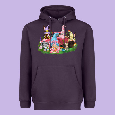 Easter Gnomies Truck  Easter Day Heavyweight Hoodie Designed By Cowgirlartshop