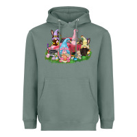 Sage Easter gnomies truck  Easter Day Heavyweight Hoodie - CowGirlArtShop