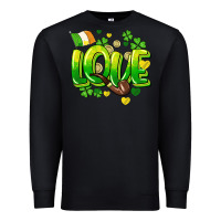 Black Love St. Patrick's Day Premium Sweatshirt - HowdyJamesFarm