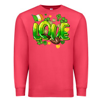 Cardinal Love St. Patrick's Day Premium Sweatshirt - HowdyJamesFarm