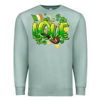 Seafoam Love St. Patrick's Day Premium Sweatshirt - HowdyJamesFarm