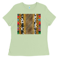 Matcha western serape cowhide Ladies Tee - Jasminsmagicworld