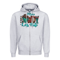 Heather Grey Western More Howdy Less Hate Cowboy Hat Gemstone Zipper Hoodie - HowdyJamesFarm