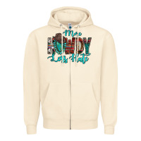 Western More Howdy Less Hate Cowboy Hat Gemstone Zipper Hoodie | Teevron