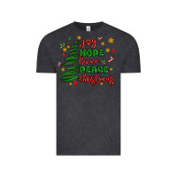 Vintage Black joy hope love peace christmas Vintage Tee - MaliasSmallBusiness