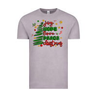 Vintage Zinc joy hope love peace christmas Vintage Tee - MaliasSmallBusiness