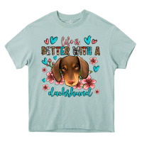 Arona life is better with a dachshund Heavy Core Tee - Jasminsmagicworld