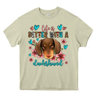 Mossy life is better with a dachshund Heavy Core Tee - Jasminsmagicworld