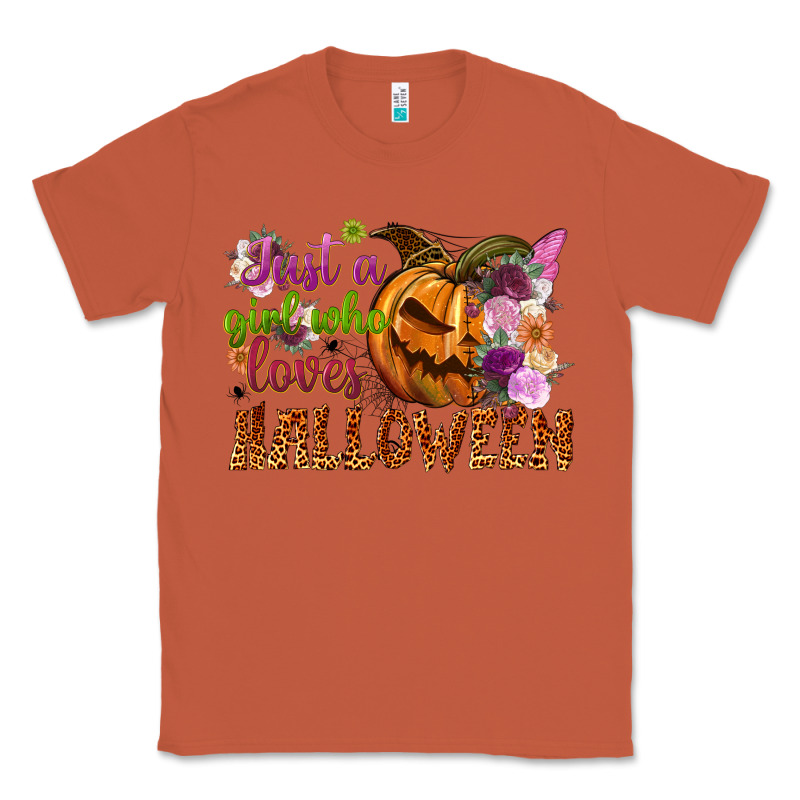 Just A Girl Who Loves Halloween Classic Tee by NancyCooperArtShop | Teevron