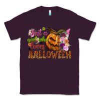 Plum just a girl who loves halloween Classic Tee - NancyCooperArtShop