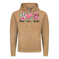 Vintage Camel peace love books Vintage Hoodie - MaliasSmallBusiness