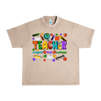 French Oak teacher crayons kids caffeine Urban Heavy Tee - NancyCooperArtShop