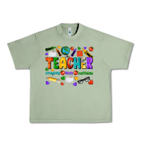 Oil Green teacher crayons kids caffeine Urban Heavy Tee - NancyCooperArtShop