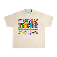 Sandshell teacher crayons kids caffeine Urban Heavy Tee - NancyCooperArtShop