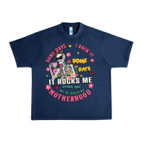 Navy funny motherhood Urban Heavy Tee - JahusDesignShop