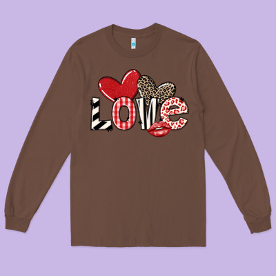 Love Long Sleeve Tee Designed By Lillyallendesigns