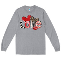 Heather Grey love Long Sleeve Tee - LillyAllenDesigns